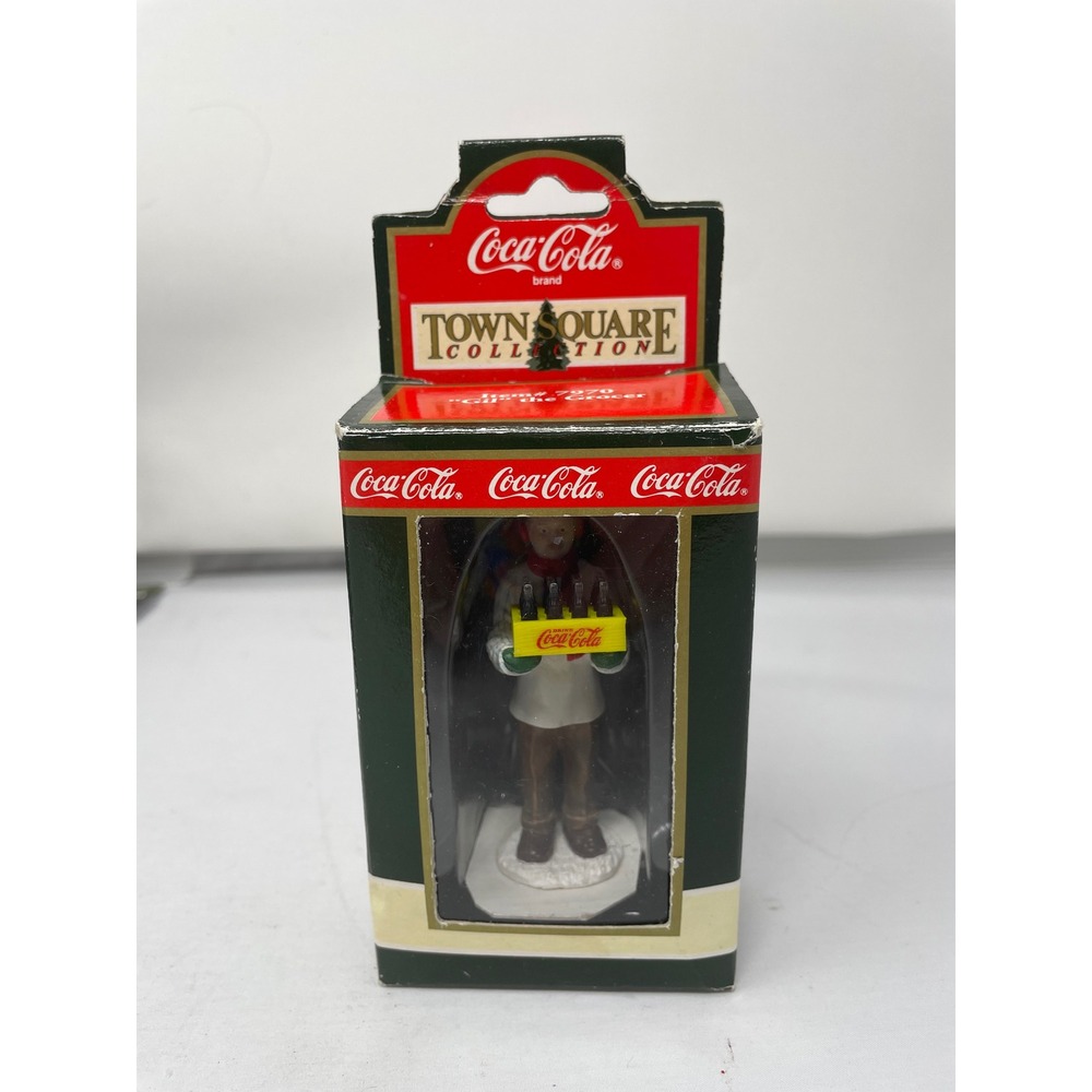 Coca-Cola "Gil"‎ Grocer Ornament Town Square Collection Christmas Holiday